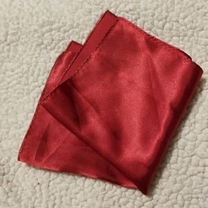 2 for $20 NWOT Red silk pocket square